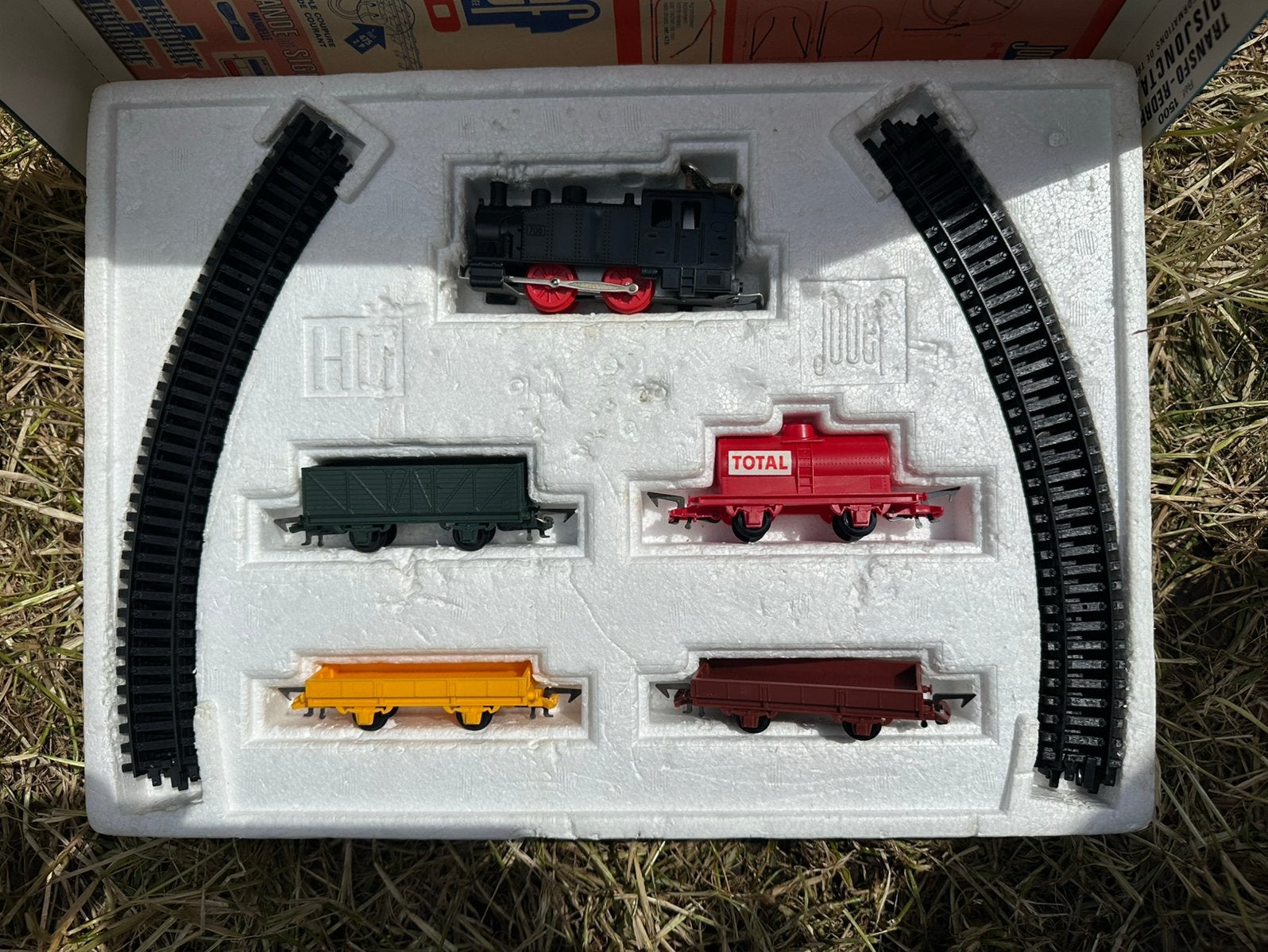 Jouef opwind trein met div. wagons € 9,-, Ophalen of Verzenden