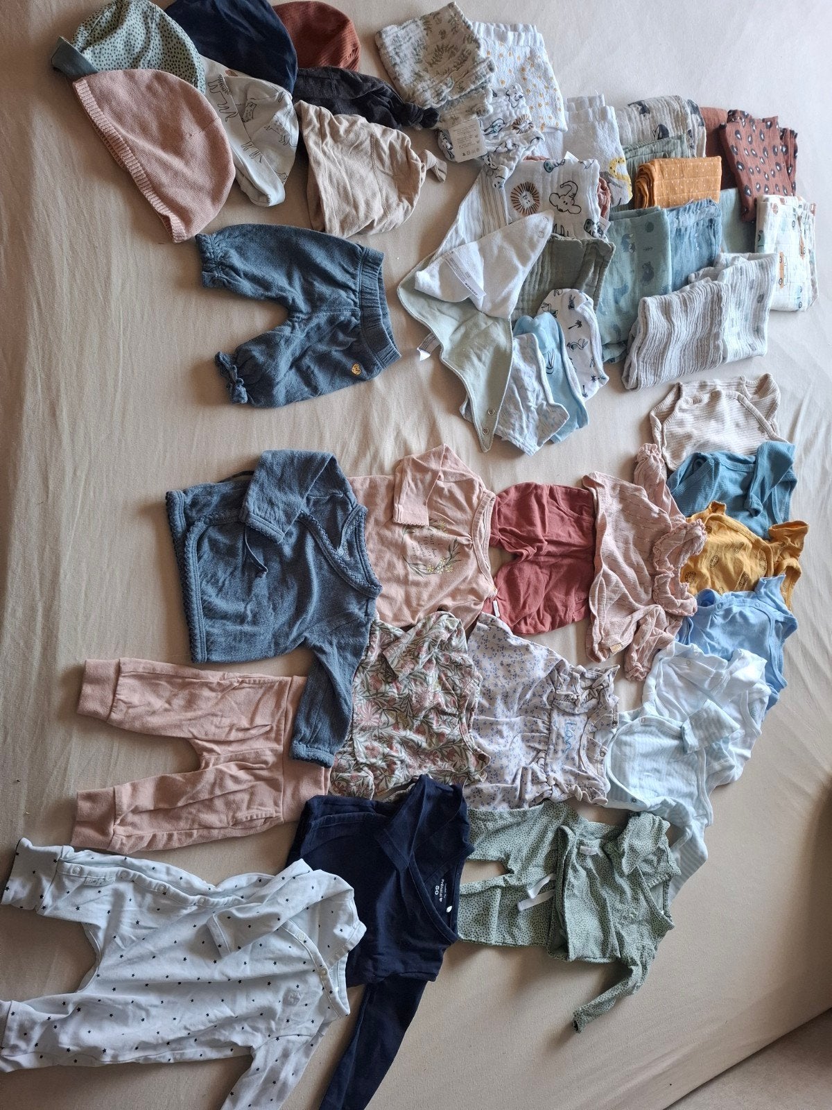 Babykleding set meisje maat 50, voornamelijk Noppies, Ophalen of Verzenden, Zo goed als nieuw, Jongetje of Meisje