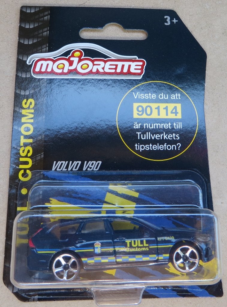 Majorette Volvo V90 TULL - Customs - Douane, Ophalen of Verzenden, Nieuw, Auto
