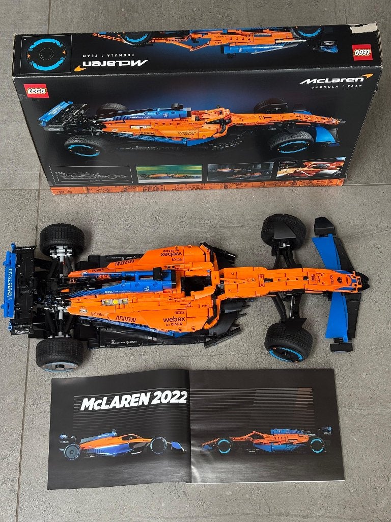 LEGO Technic McLaren F1 42141 incl. doos en boekje, Lego, Ophalen of Verzenden, Zo goed als nieuw, Technic