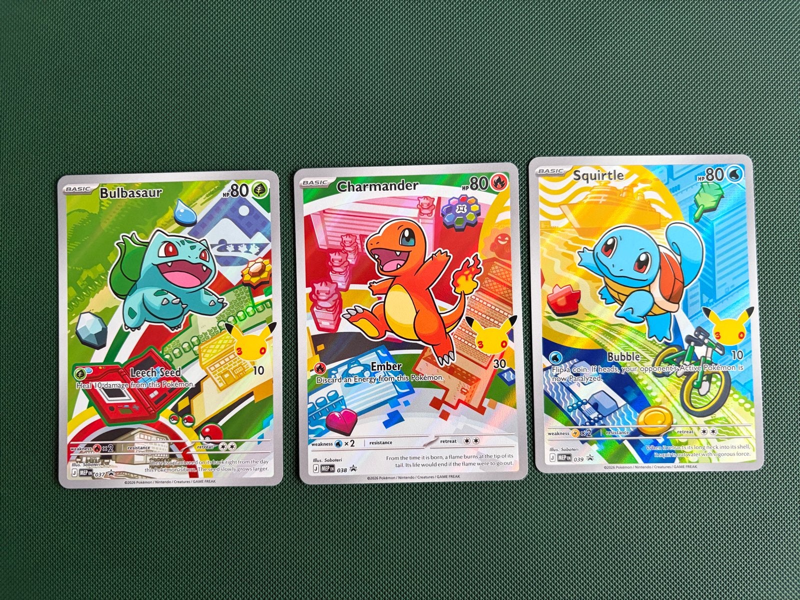 Pokémon First Partner Setje - Bulbasaur, Charmander, Squirtl, Ophalen of Verzenden, Nieuw, Meerdere kaarten