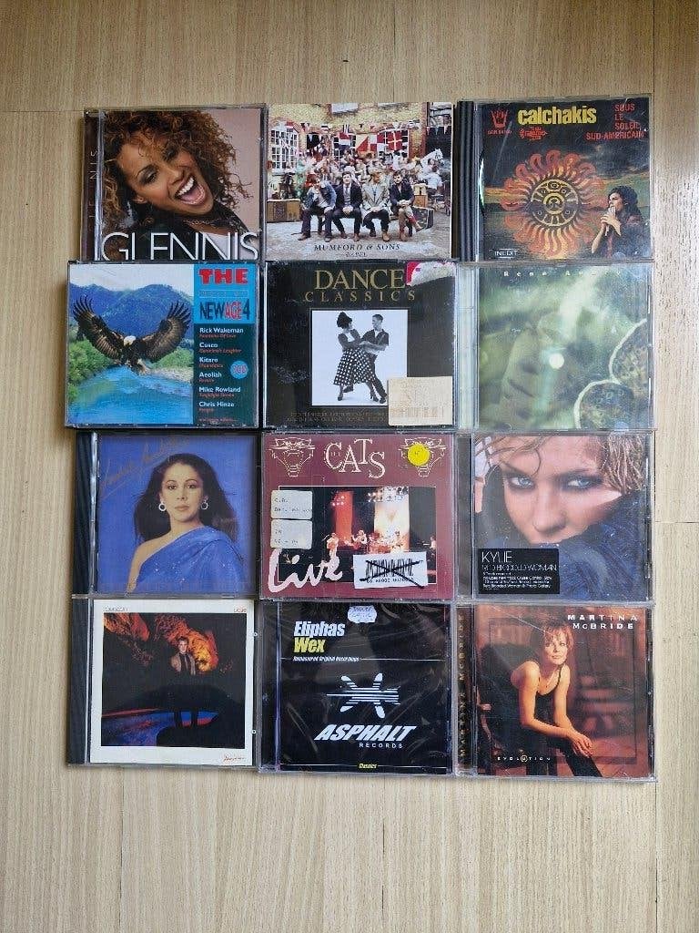 Partij cd's 210 stuks (rock, electronisch, pop, hip hop,..), Ophalen, Gebruikt