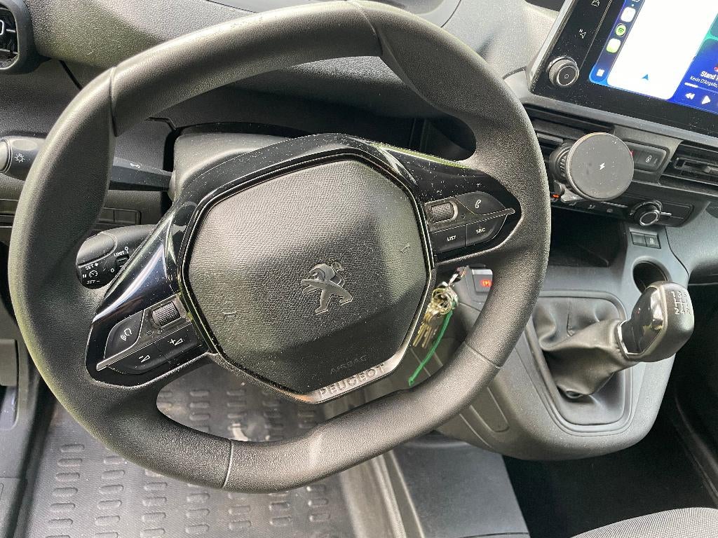 Peugeot Partner 1.6 Bluehdi 75pk 650kg 3-zits 2019, Voorwielaandrijving, 74 pk, 4 cilinders, Origineel Nederlands