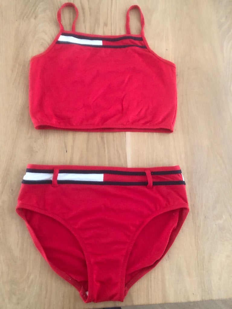 Tommy badkleding, Ophalen of Verzenden, Zo goed als nieuw, Bikini, Rood