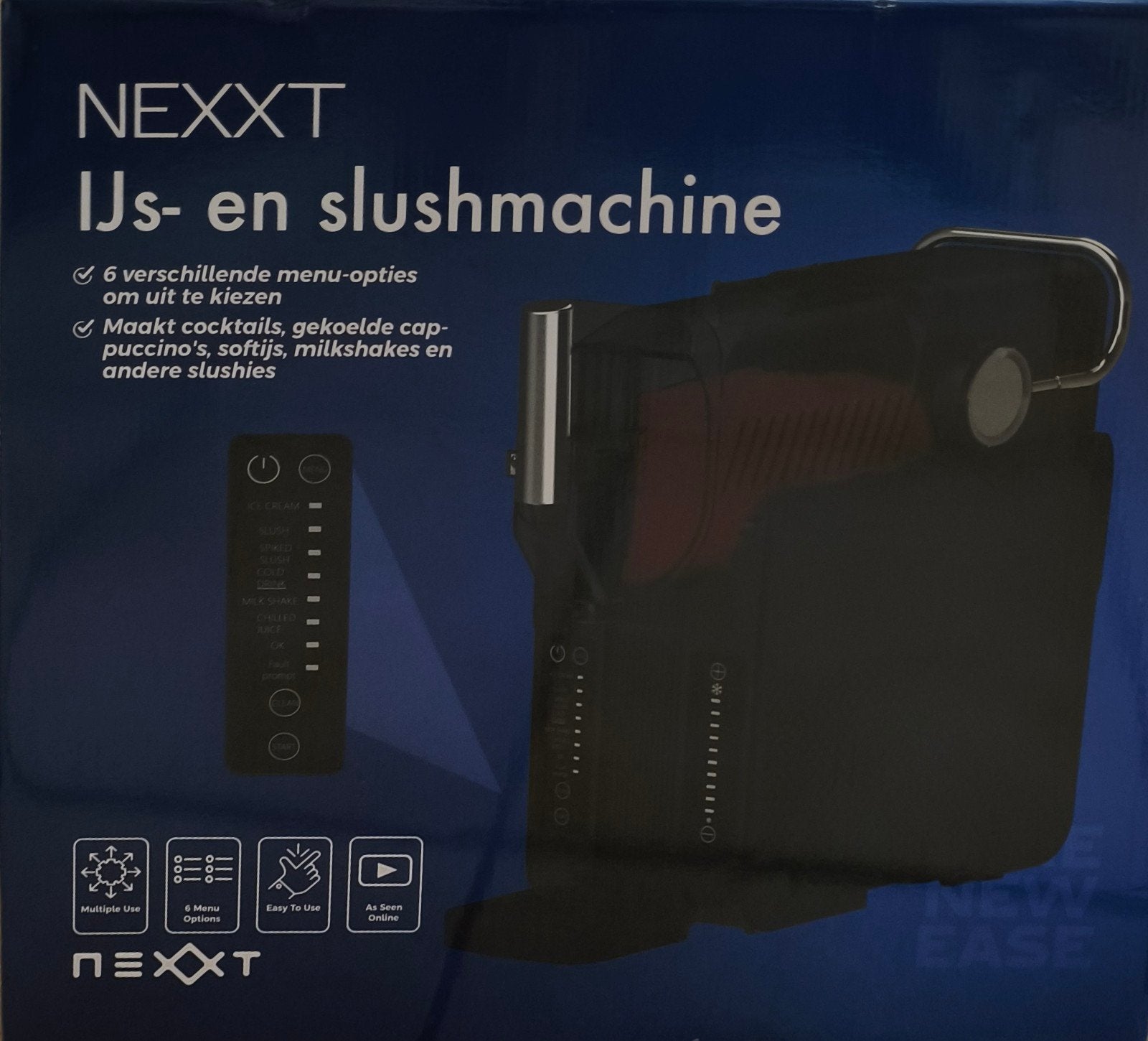 NEXXT IJs- en Slushmachine, Ophalen of Verzenden, Zo goed als nieuw, Zelfvriezend