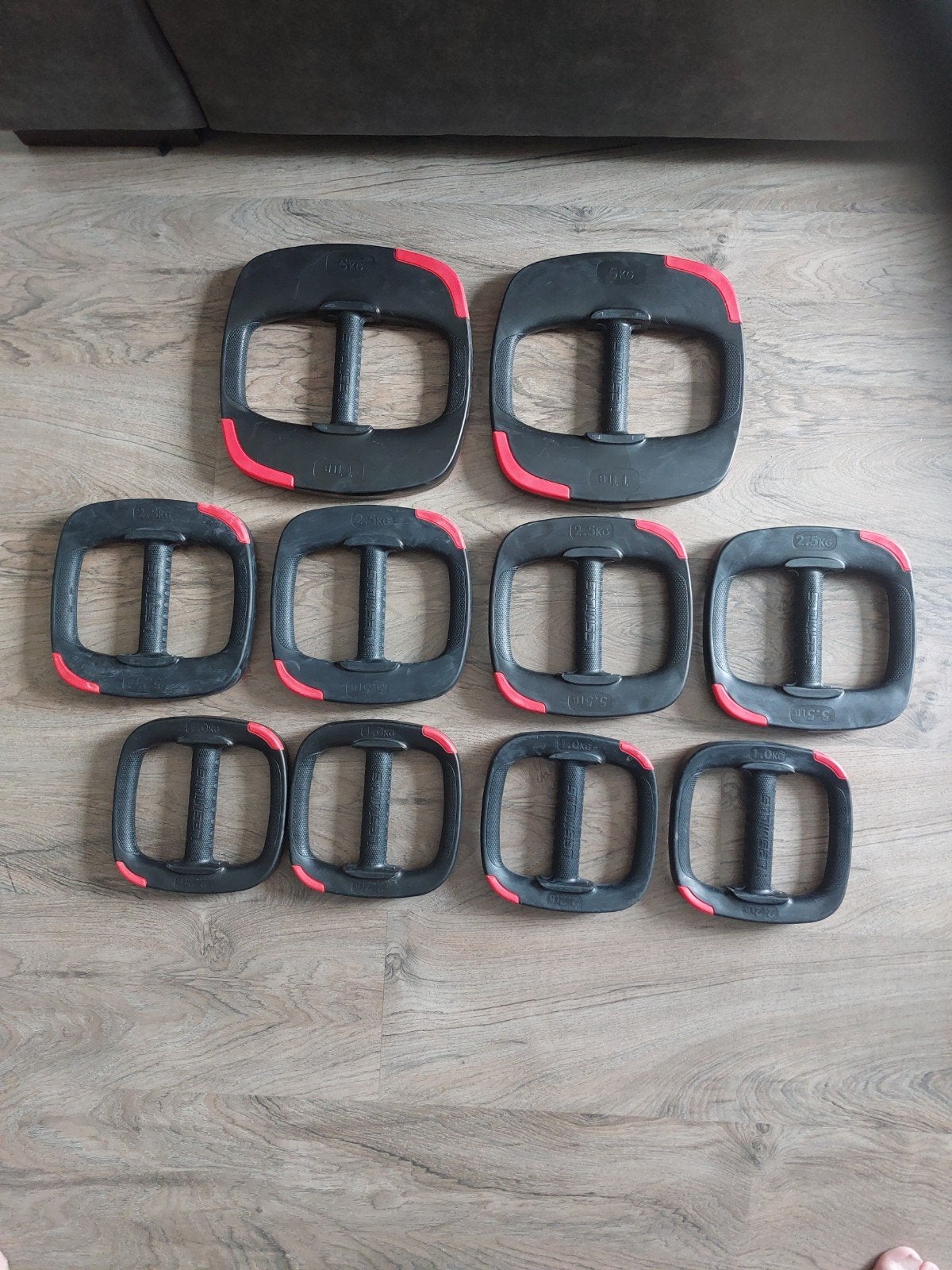 Les Mills 2.0 halterschijven 2x5 4x2,5 en 4x1 kg

Doe een le, Sport en Fitness, Fitnessmaterialen, Ophalen, Gebruikt, Benen, Halterschijven