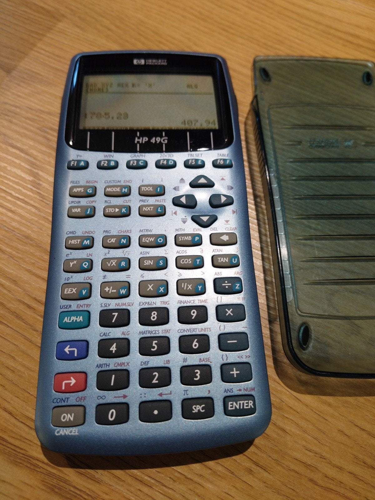 HP49G calculator, Diversen, Ophalen of Verzenden, Grafische rekenmachine, Zo goed als nieuw