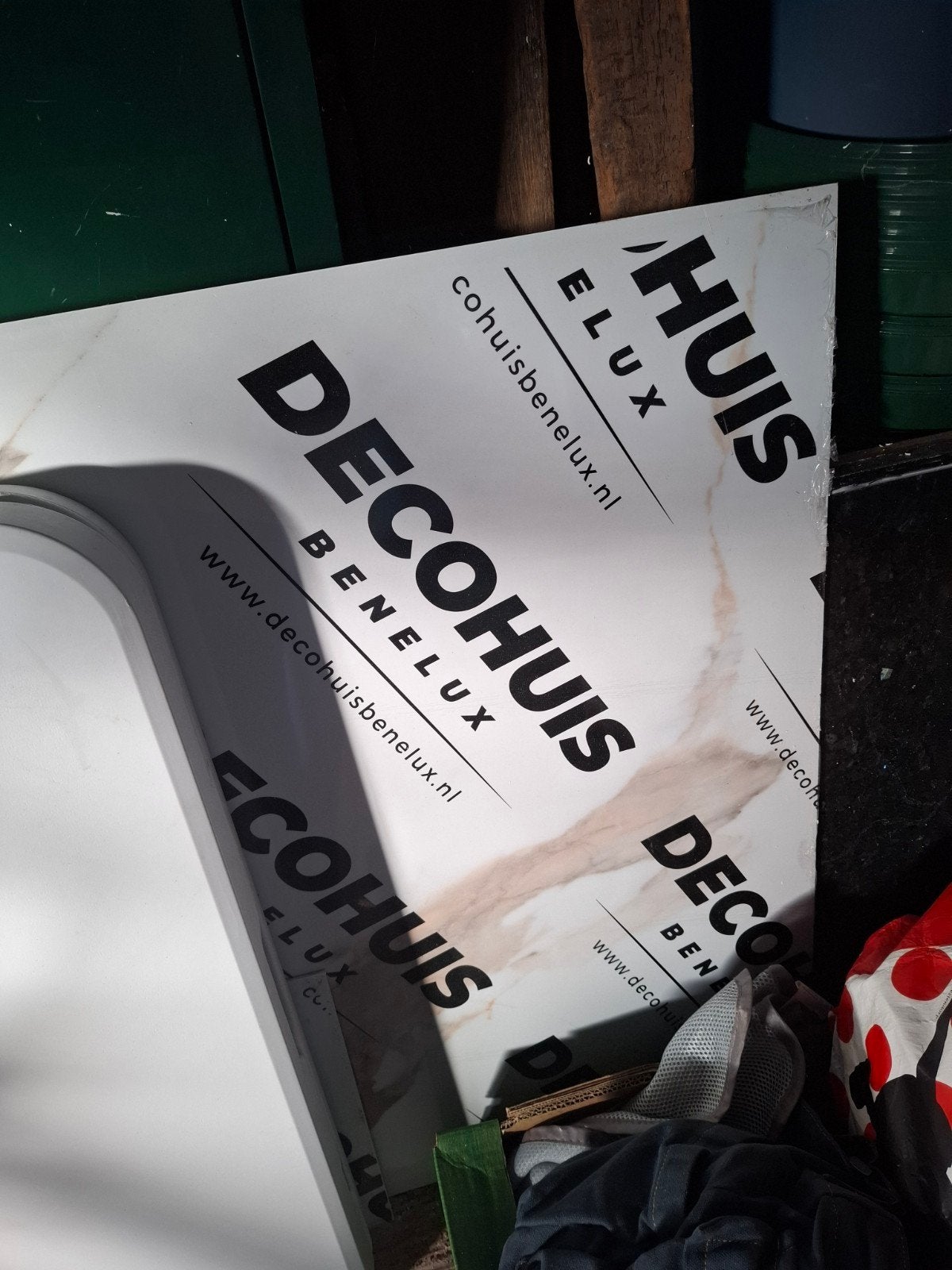 Restant PVC plaat 270x80 cm en kleinere stukken, Ophalen, Gebruikt, Overige materialen