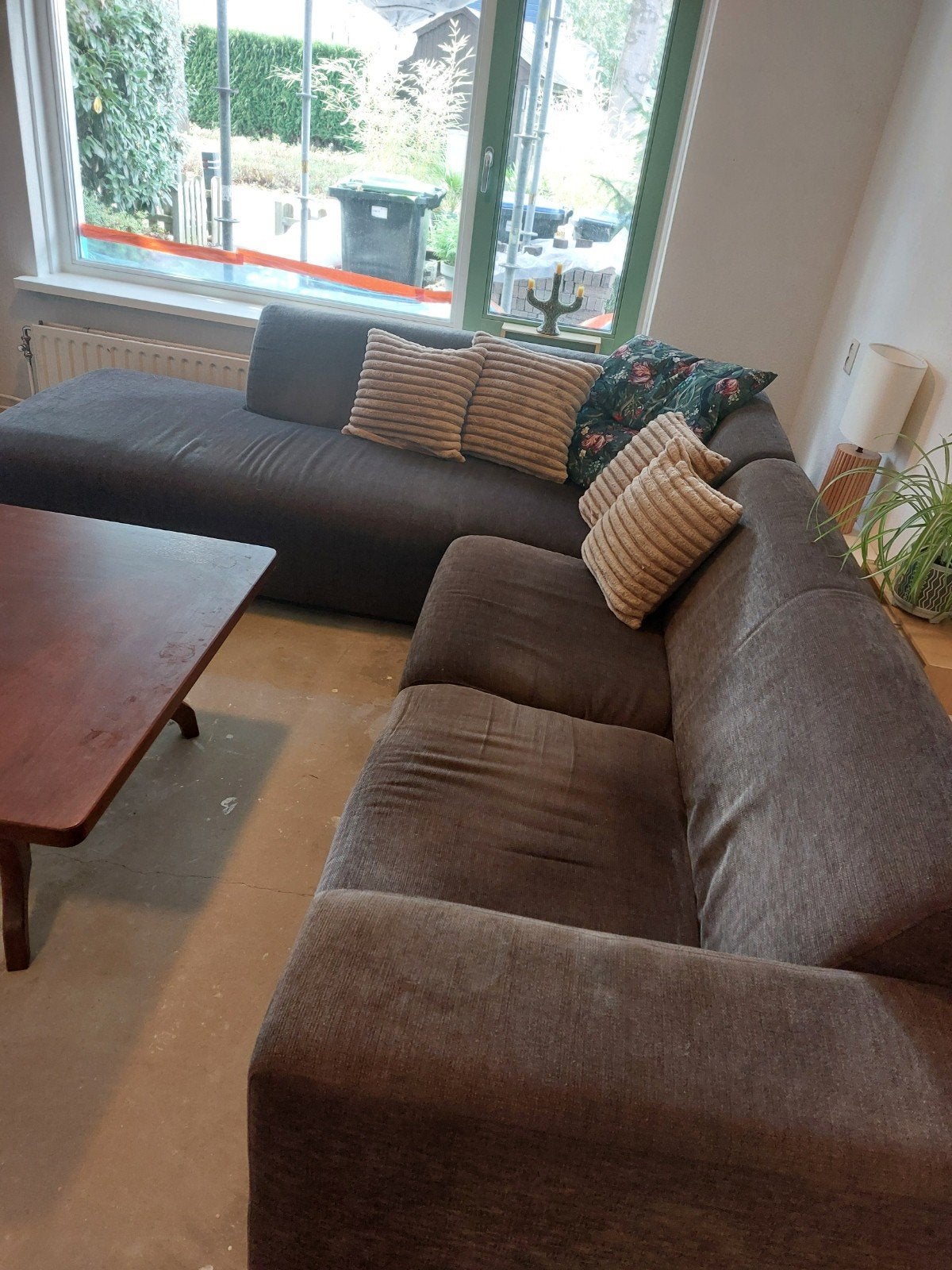 gratis loungebank merk Montel kleur bruin, 250 tot 300 cm, Gebruikt, Lounge, Hoekbank