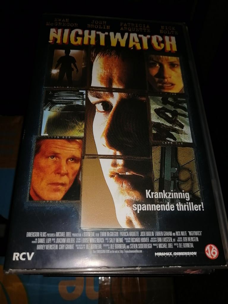 VHS - Nightwatch, Alle leeftijden, Ophalen of Verzenden, Zo goed als nieuw