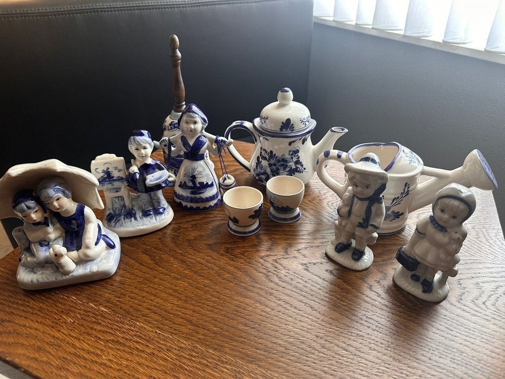 Beeldjes delfs blauw, Verzamelen, Ophalen, Zo goed als nieuw, Overige typen