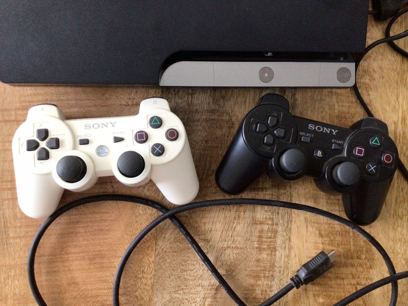 PlayStation 3, Spelcomputers en Games, Ophalen, Gebruikt, Met 2 controllers, 160 GB