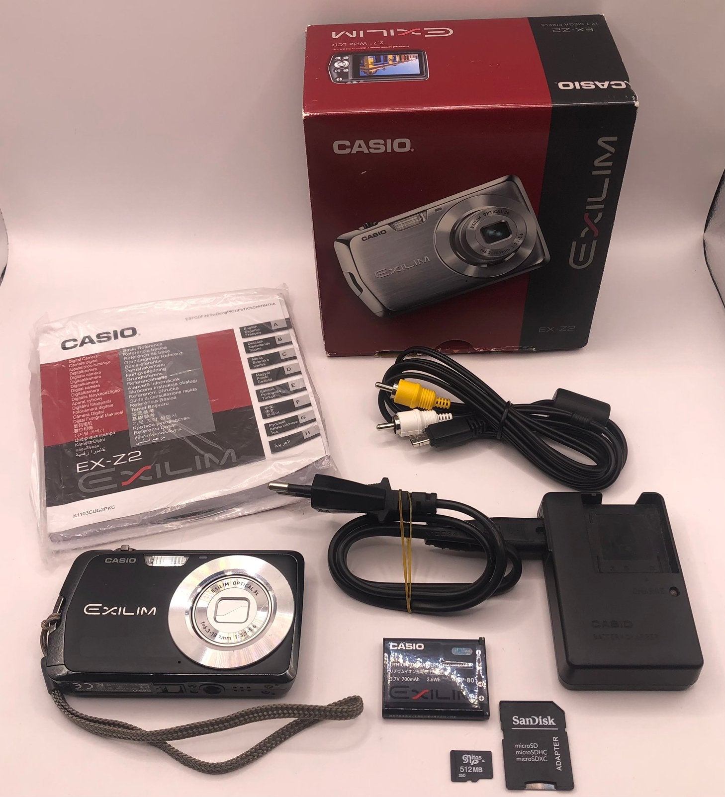 Casio Exilim EX-Z2 - compact camera, Ophalen of Verzenden, Zo goed als nieuw