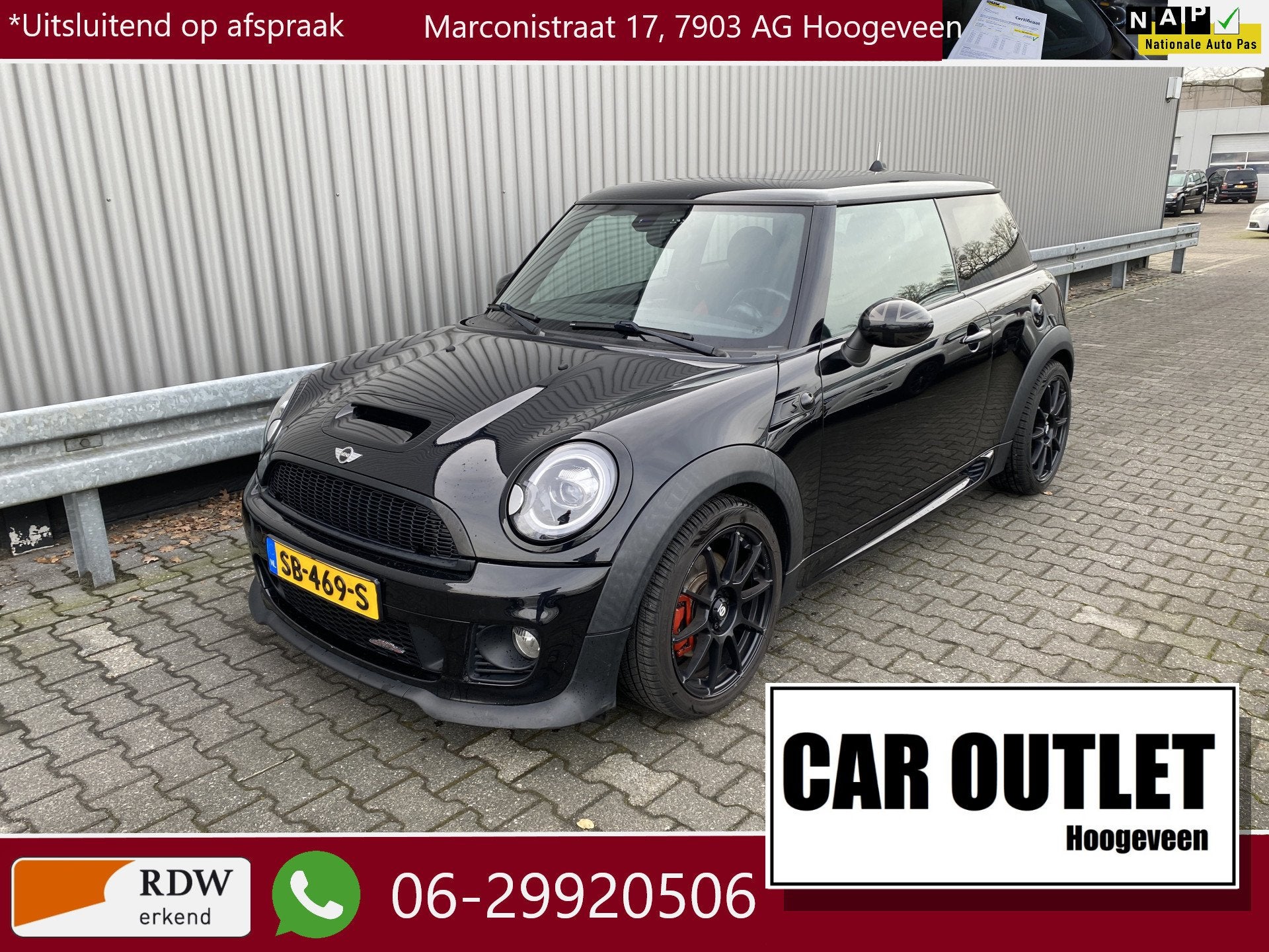 MINI Mini 1.6 Cooper S Chili AUTOMAAT, Leer, Clima, Navi, Pa, Auto's, Mini, Euro 5, Gebruikt, 4 cilinders, 4 stoelen