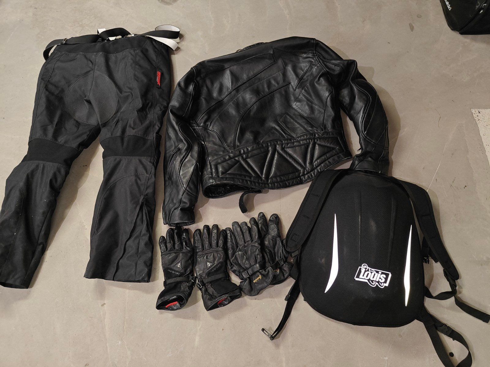 Complete Motoroutfit: Leren Jas, Broek, Handschoenen & Tas, Motoren, Kleding | Motorkleding, Jas | leer, Ophalen of Verzenden