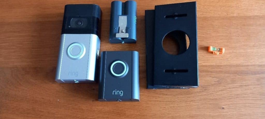 Ring video deurbel, Huis en Inrichting, Ophalen, Ingebouwde camera, Zo goed als nieuw, Bedraad