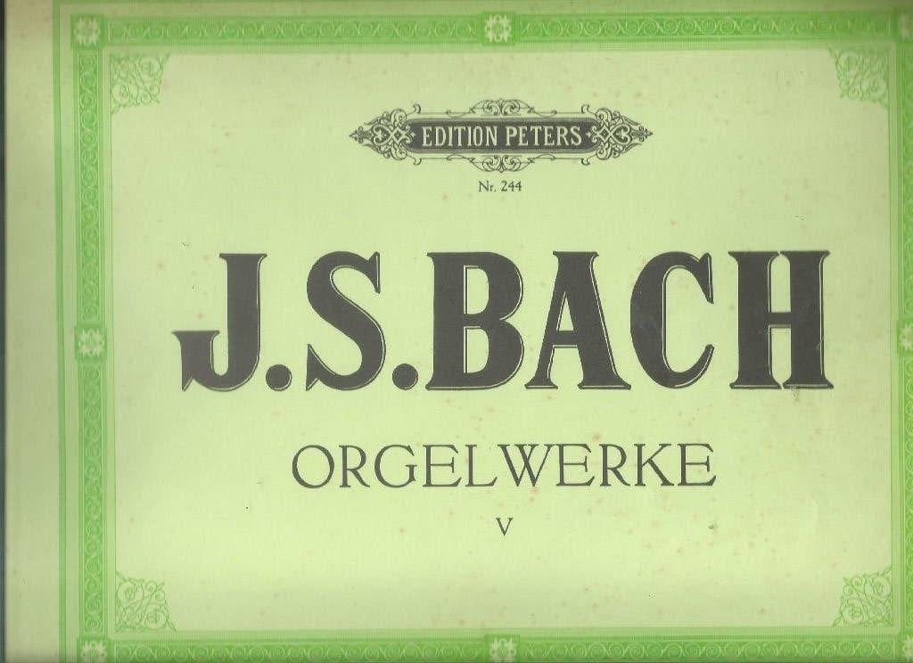 J.S. Bach - Orgelwerke V, Orgel, Gebruikt, Verzenden, Religie en Gospel