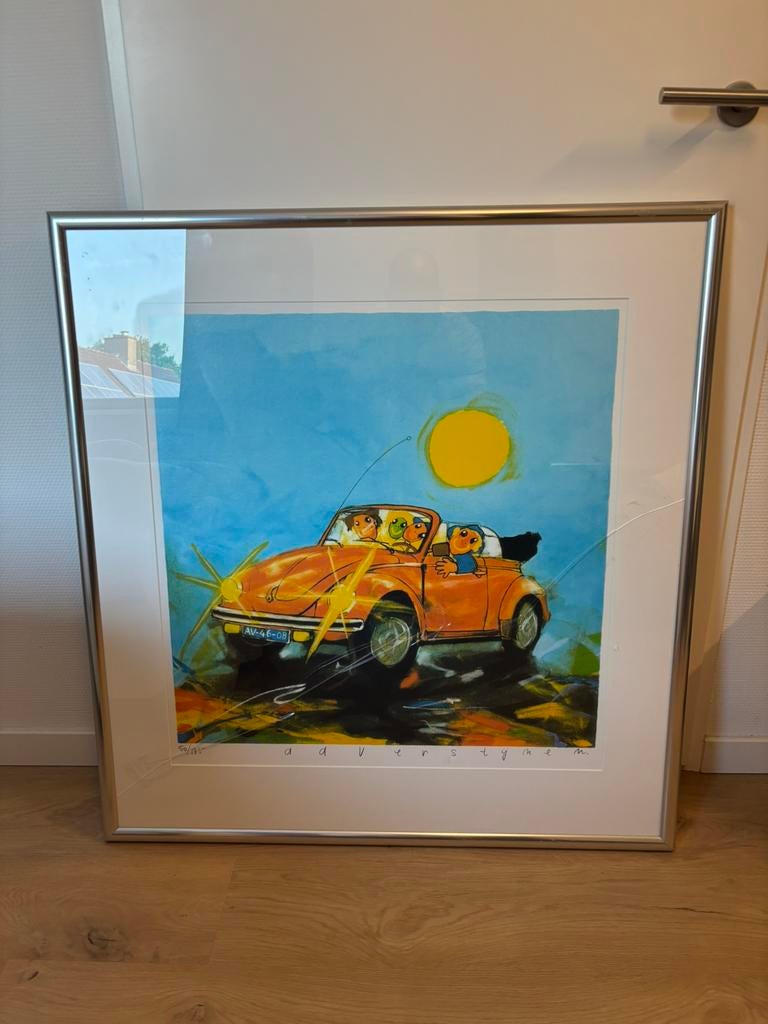 Ad Verstijnen zeefdruk 50/185, Antiek en Kunst, Ophalen
