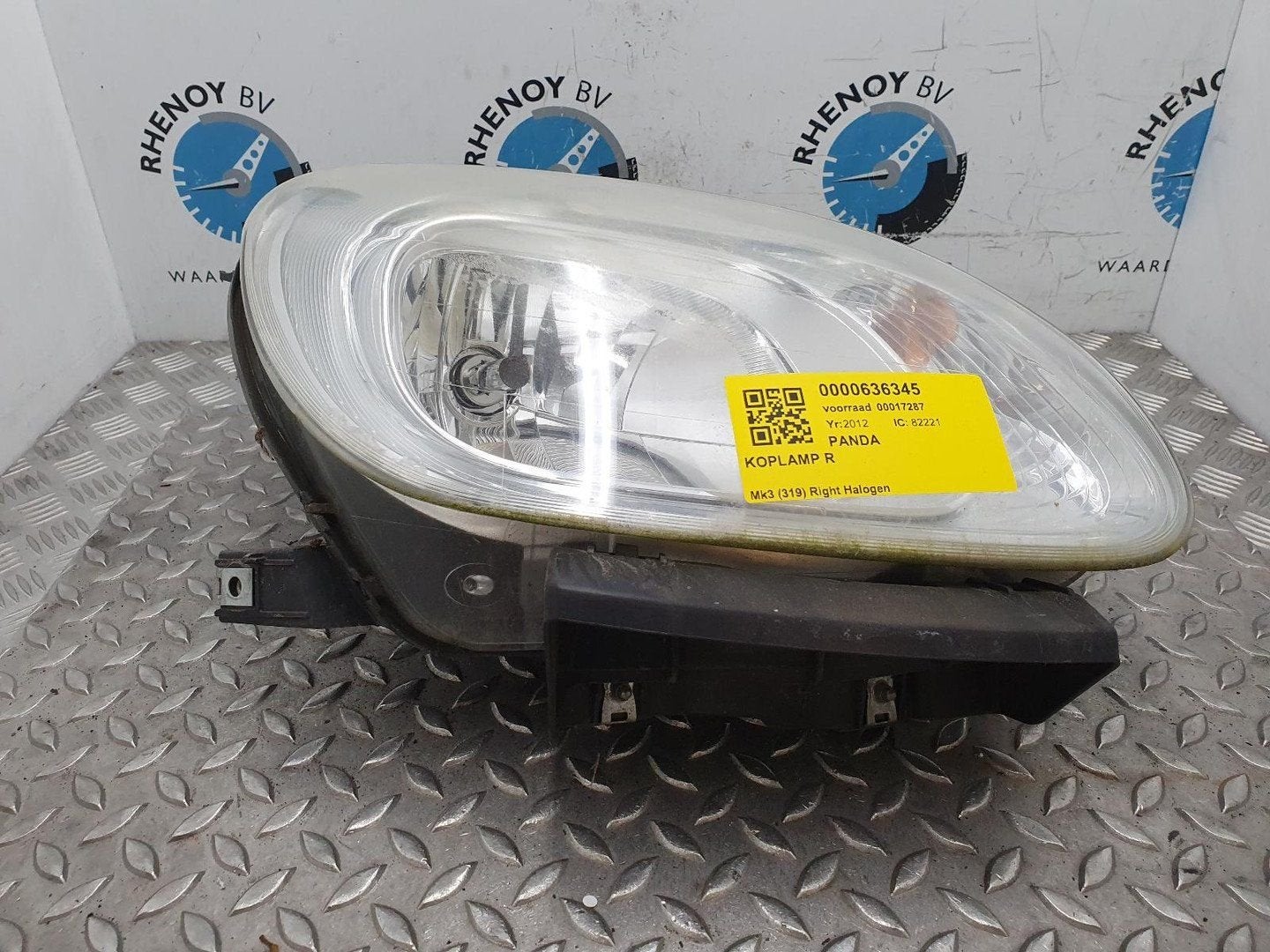 FIAT PANDA panda plus 0.9 TwinAir Lounge  KOPLAMP R 2012, Ophalen of Verzenden, Gebruikt, Stiba lid