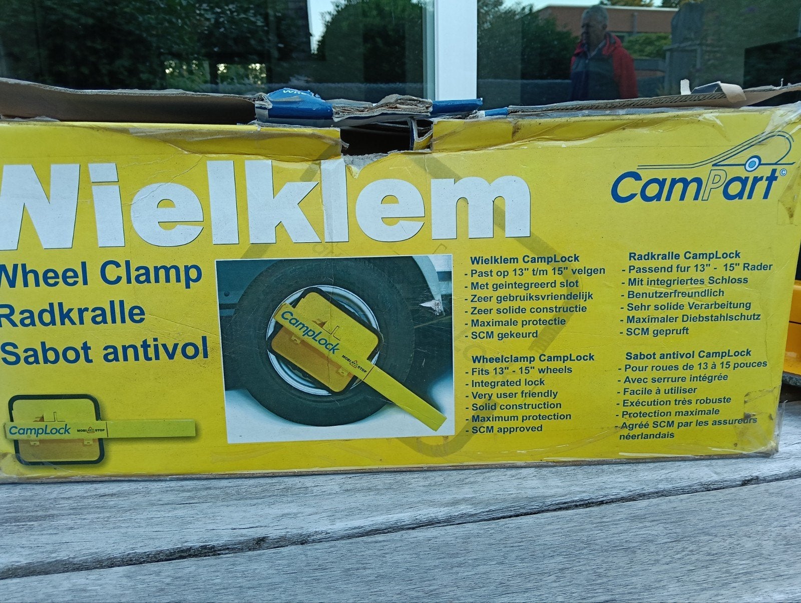 CampLock Wielklem - Beveiliging voor caravan/aanhanger, Ophalen, Gebruikt