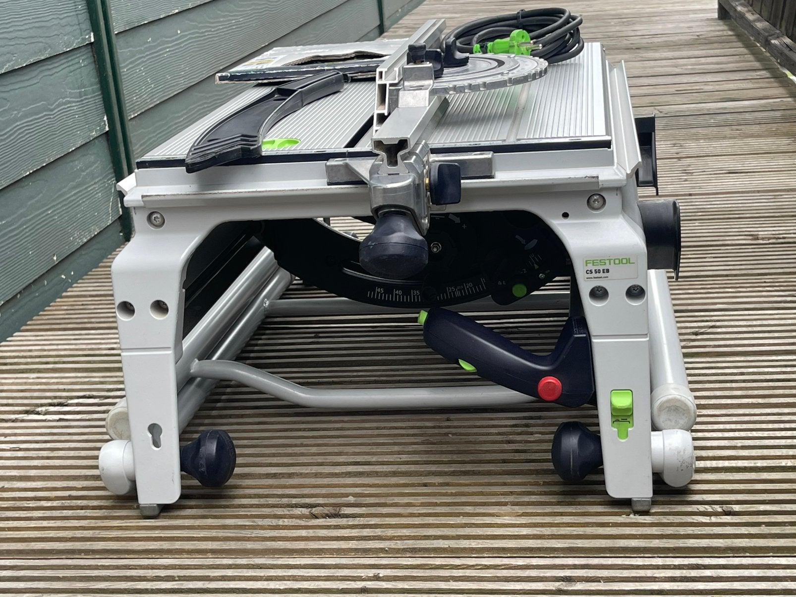 ⭐️ Festool CS 50 EB tafelzaag ZGAN ⭐️, Doe-het-zelf en Verbouw, Ophalen, Cirkelzaag, Zo goed als nieuw, 30 tot 70 mm