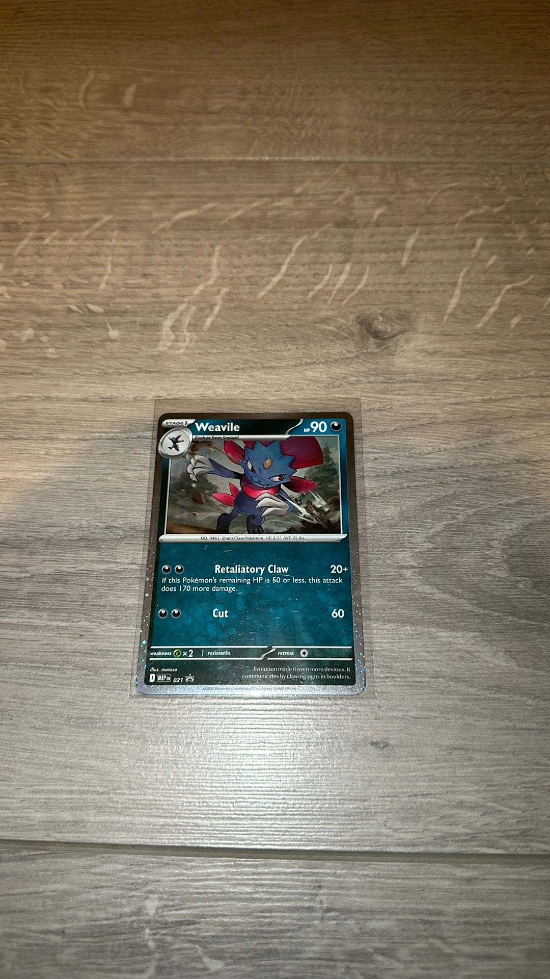 Weavile 021 - Promo, Ophalen of Verzenden, Zo goed als nieuw