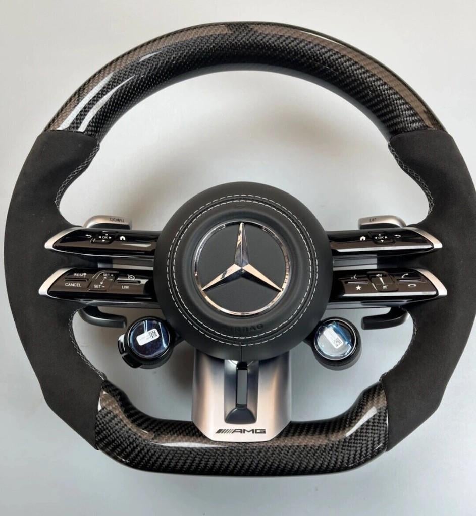 Mercedes carbon alcantara dragonfly stuur upgrade AMG, Auto diversen, Tuning en Styling, Ophalen of Verzenden, ., ., .