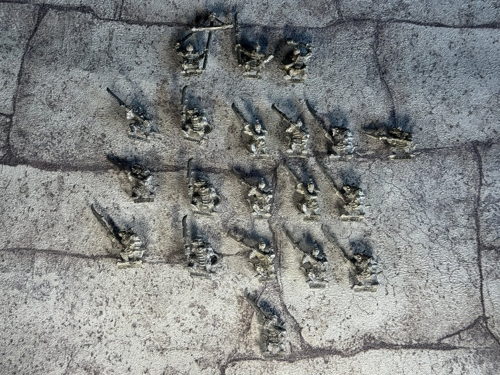20x Marauder Skaven Stormvermin metal met full command, Ophalen of Verzenden, Gebruikt, Warhammer, Figuurtje(s)