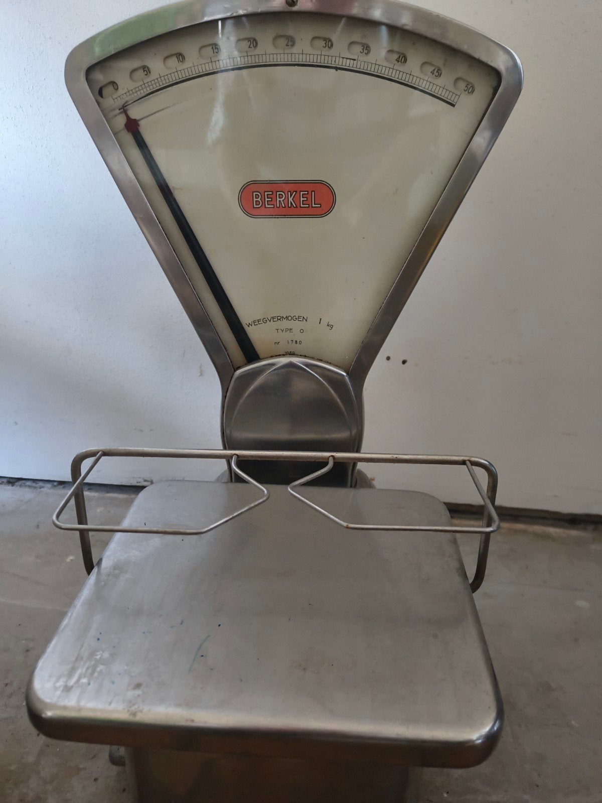 Vintage Berkel Weegschaal Type O - 1 kg - 1959, Ophalen, Gebruikt, Overige typen, Minder dan 50 kg