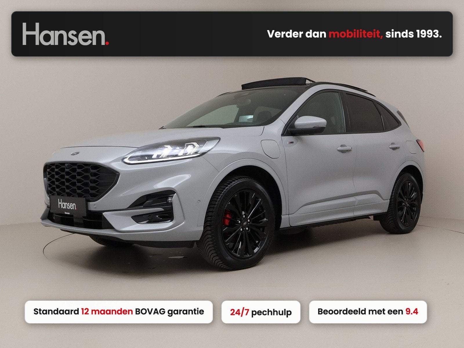 Ford Kuga 2.5 PHEV Graphite Tech Edition I Elek. Trekhaak I, Auto's, Automaat, Gebruikt, 4 cilinders, Bedrijf