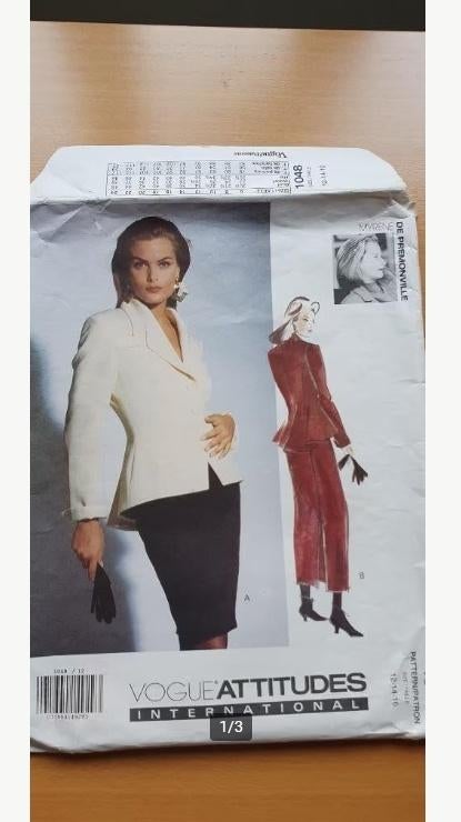 Vogue patroon V 1048 - Vogue Attitudes International, Overige merken, Overige typen, Vrouw, Nieuw