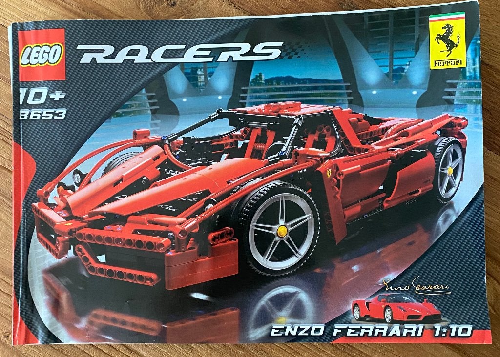 LEGO - 8653 - Technic Enzo Ferrari 1:10, Lego, Nieuw, Inclusief instructies, Ophalen of Verzenden