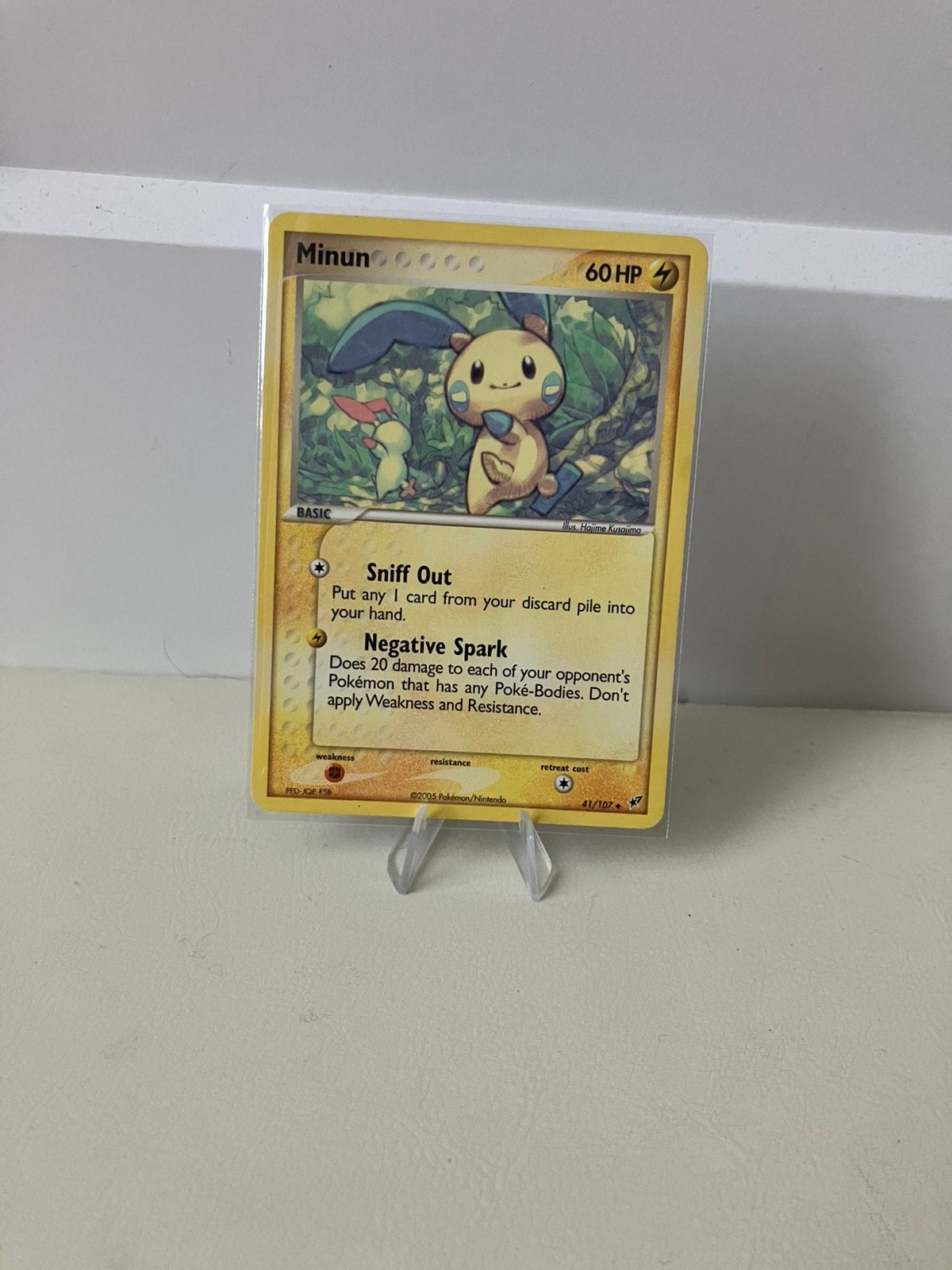 Minun 41/107 ex Deoxys, Ophalen of Verzenden, Zo goed als nieuw