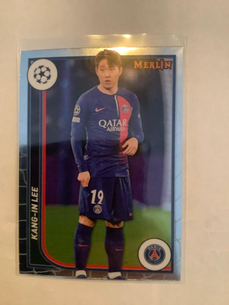 Kang-in Lee Merlin Topps Champions League #90, Ophalen of Verzenden, Zo goed als nieuw, Plaatje