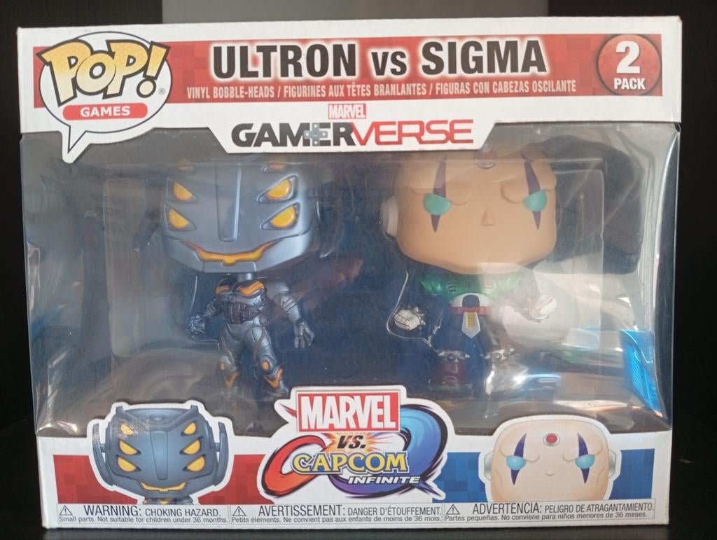 Funko Pop! Marvel Gamerverse Ultron vs Sigma 2-Pack, Ophalen of Verzenden, Zo goed als nieuw
