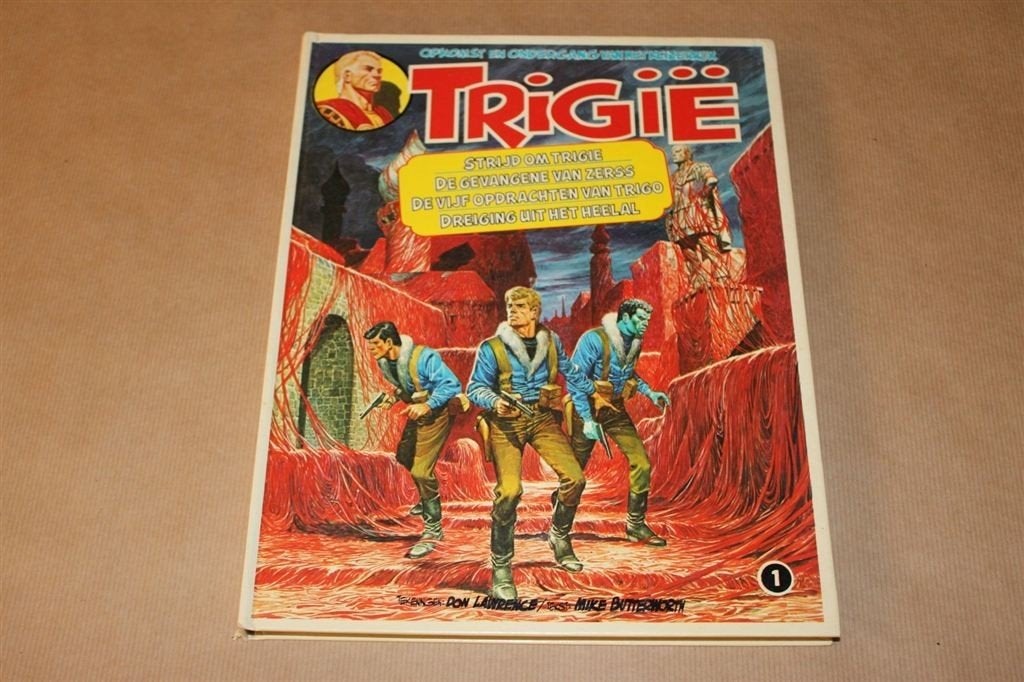 Trigië - Omnibus - Hardcover - Don Lawrence 1977 !!, Eén stripboek, Ophalen of Verzenden, Zo goed als nieuw