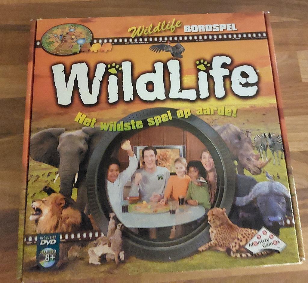 WILD LIVE SPEL.SUPER SPANNEND., Hobby en Vrije tijd, Gezelschapsspellen | Bordspellen, Drie of vier spelers, Ophalen of Verzenden
