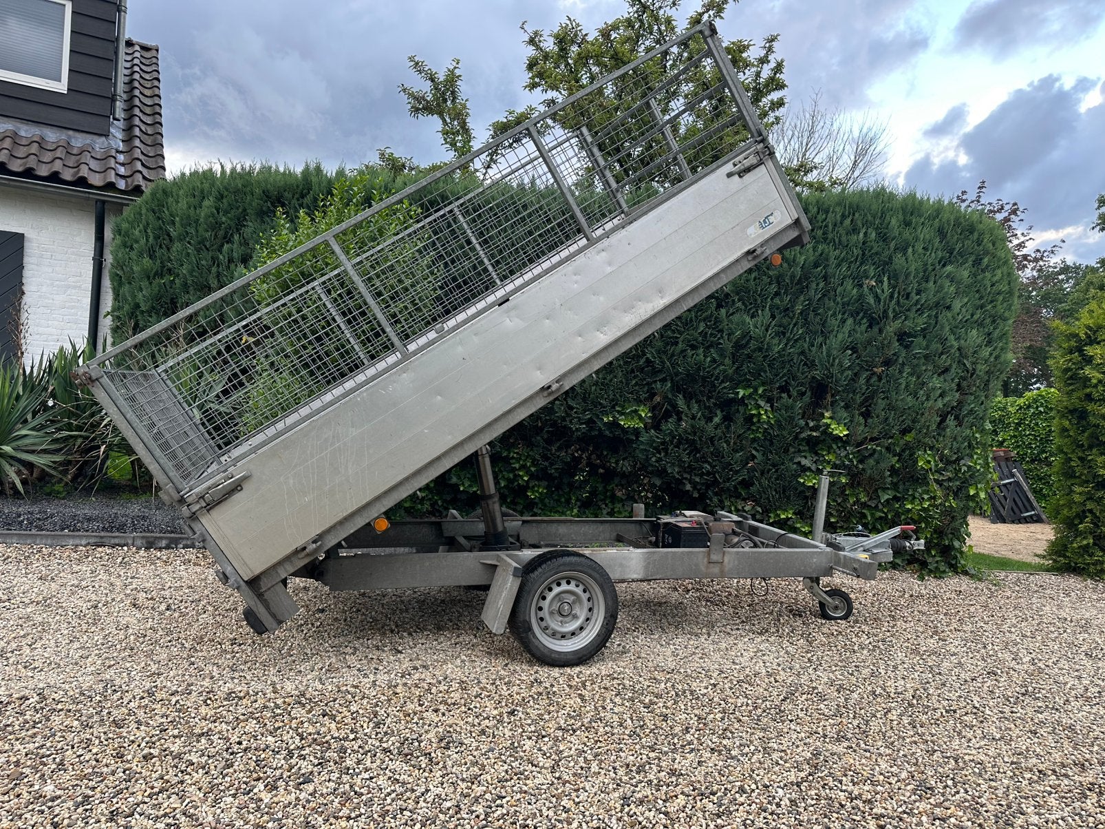 Nette solide electrische kipper 305x165, Ophalen of Verzenden, Zo goed als nieuw
