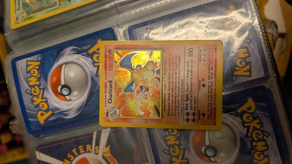 Zeldzame Pokémon kaarten - Charizard en meer!, Ophalen of Verzenden, Gebruikt, Meerdere kaarten, Foil