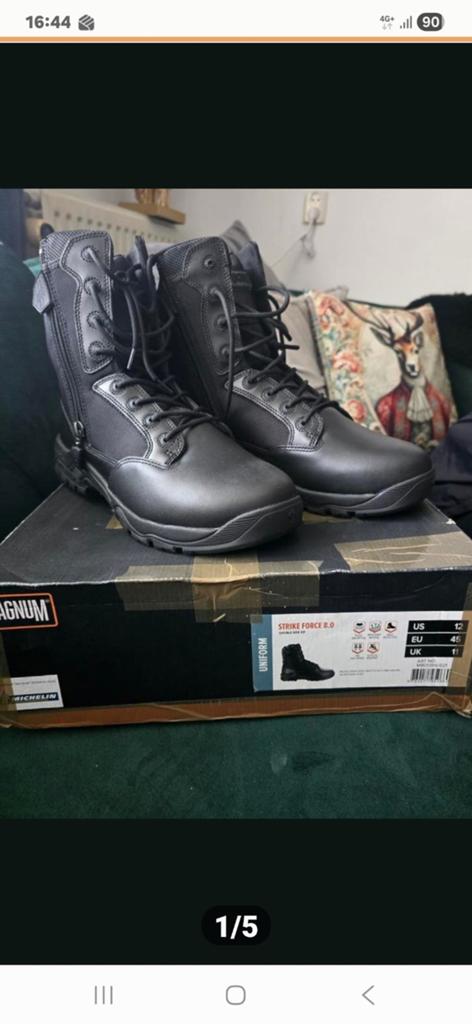 Magnum Strike Force 8.0 Uniform Boots - Maat 45, Kleding | Heren, Schoenen, Zwart, Boots, Nieuw, Ophalen of Verzenden