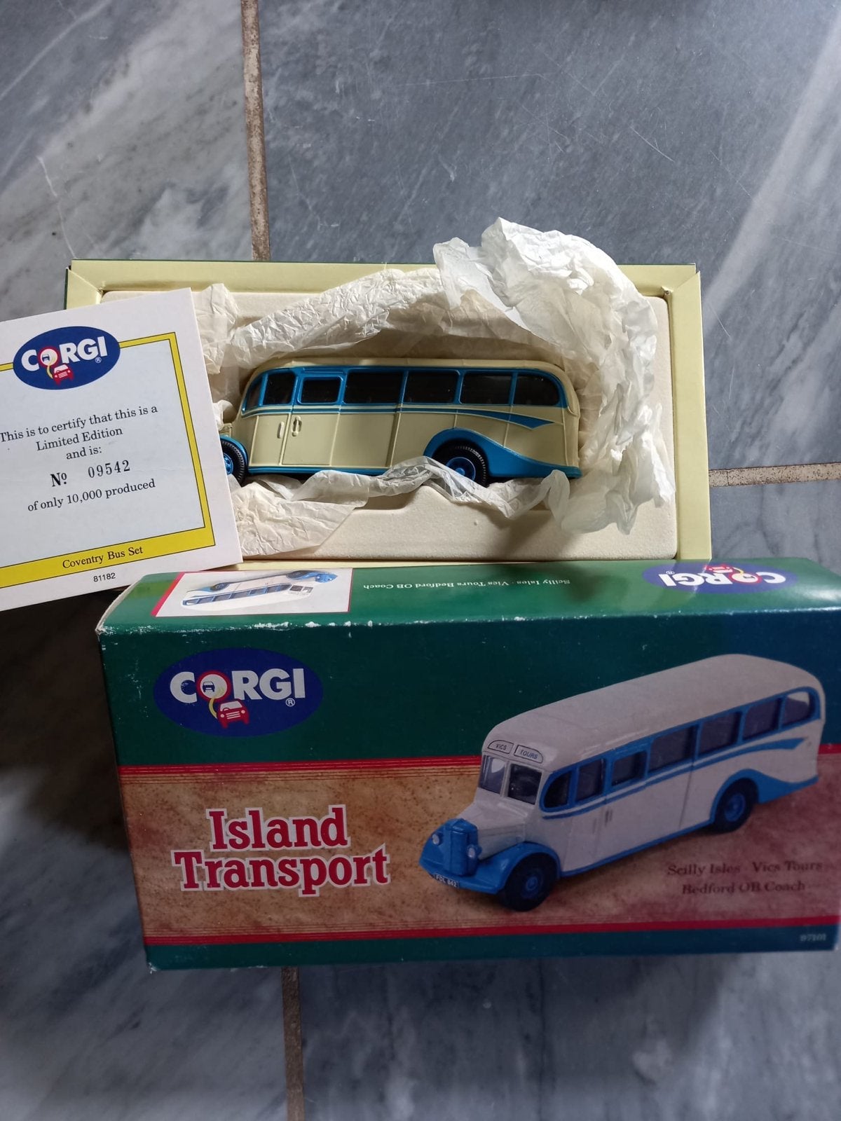 Corgi Island Transport Bedford OB Coach - Nieuw in doos, Overige merken, 1:50 of kleiner, Overige typen, Nieuw