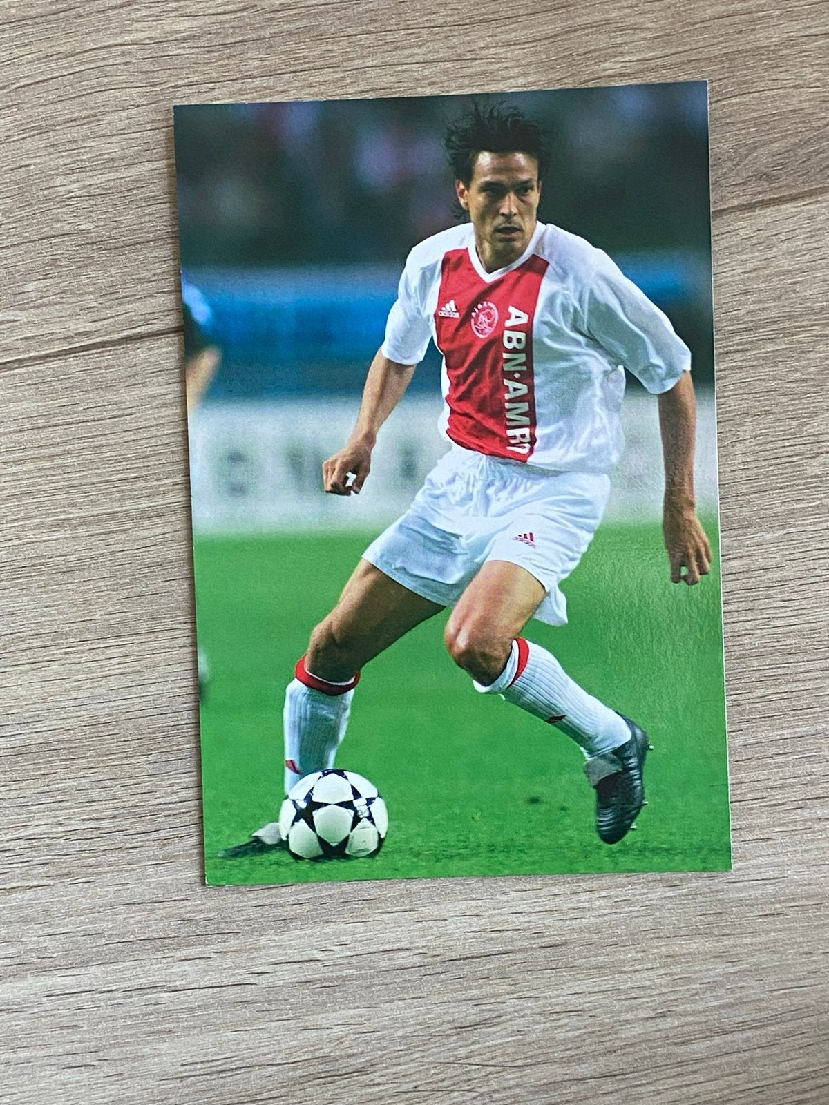 Jari Litmanen Spelerskaart - Ajax, Verzamelen, Ophalen of Verzenden, Zo goed als nieuw, Ajax, Spelerskaart