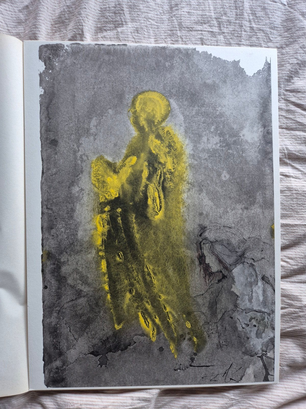 Salvador Dalí - Biblia Sacra Lithografie (1964-1969), Gesigneerd in de plaat, Ophalen of Verzenden, Portret en Figuren, Lithografie