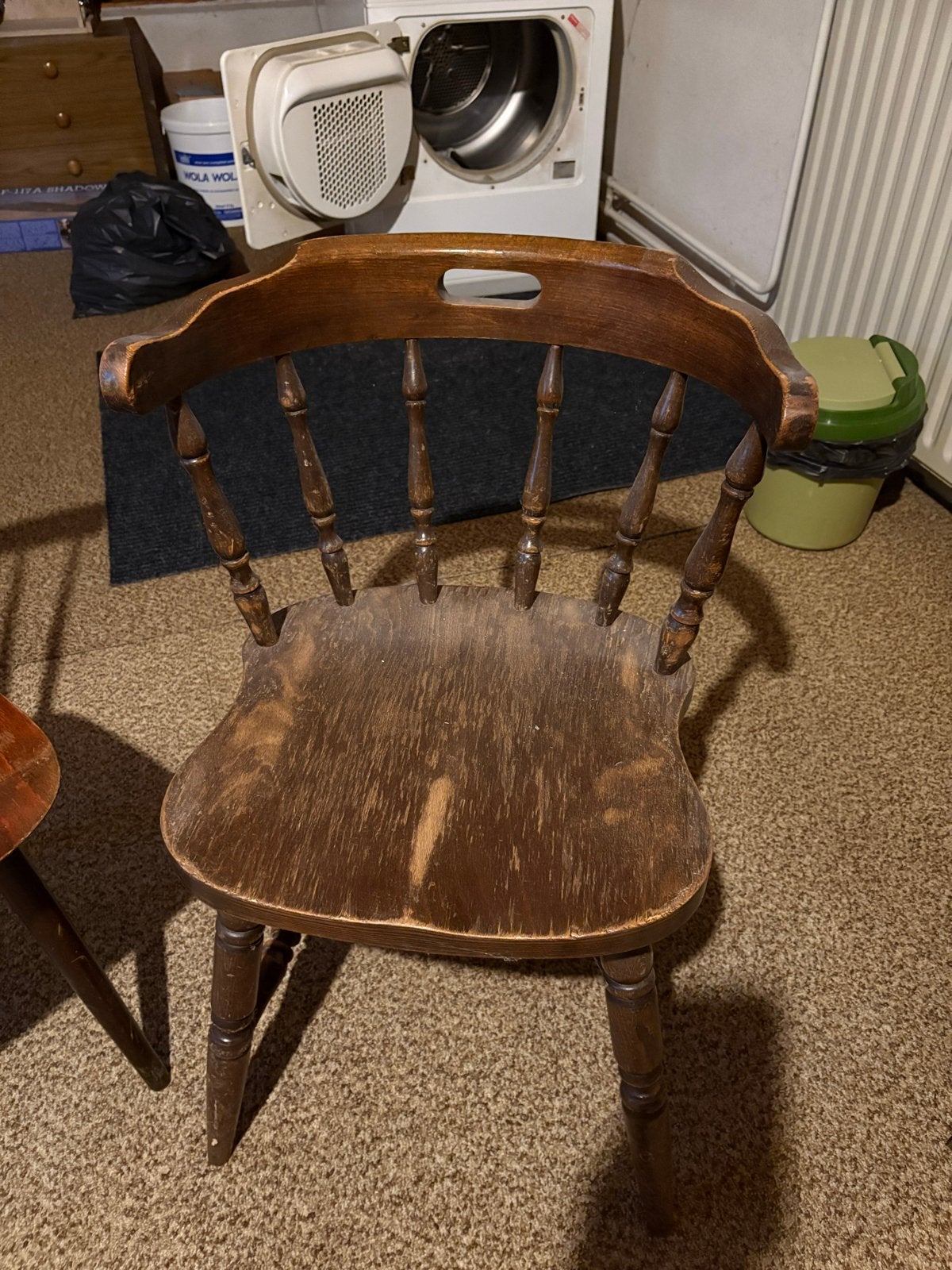 Set van 5 gebruikte café stoelen, Ophalen, Gebruikt, Bruin, Vijf, Zes of meer stoelen