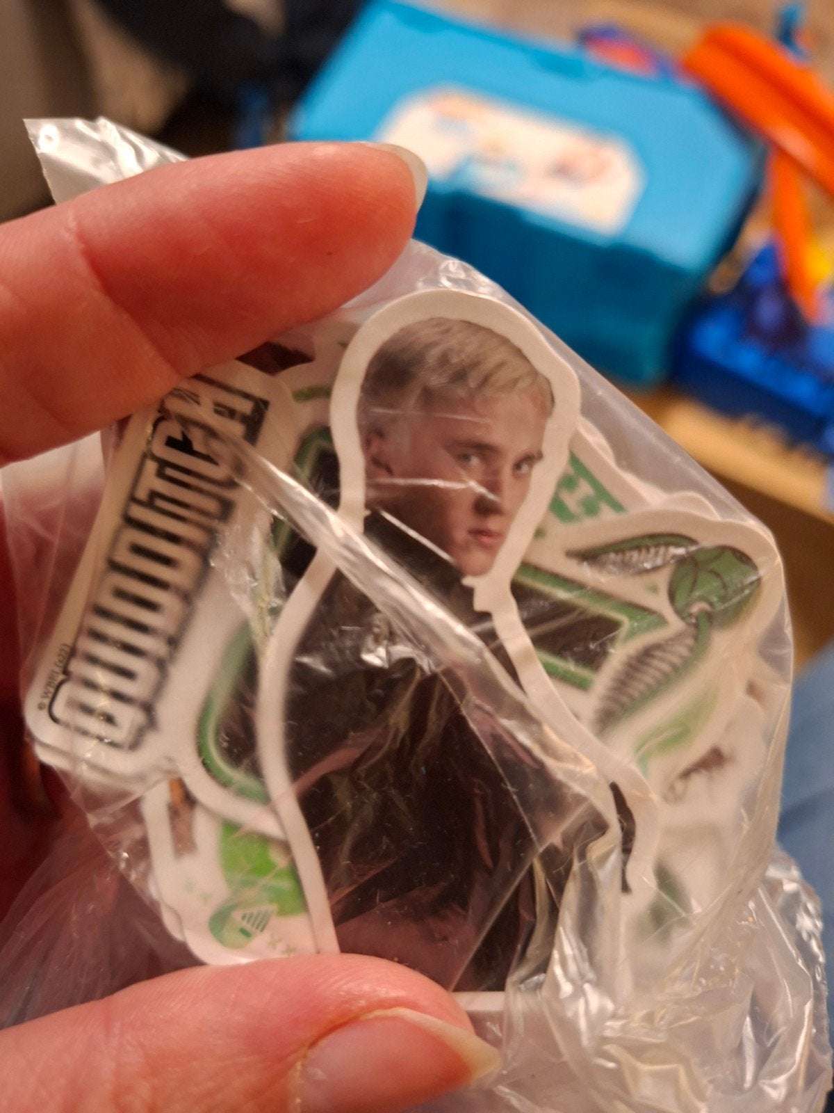harry potter zwadderich stickers, Verzamelen, Ophalen, Zo goed als nieuw, Actiefiguurtje
