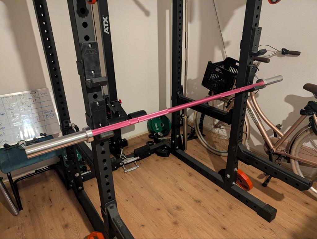 Aluminium Halterstang 7,50 kg / 50mm schijfopname, Sport en Fitness, Ophalen, Krachtstation