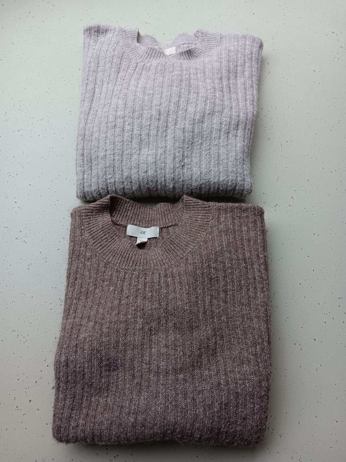 2x H&M gebreide trui M, Maat 38/40 (M), H&M, Bruin, Ophalen of Verzenden