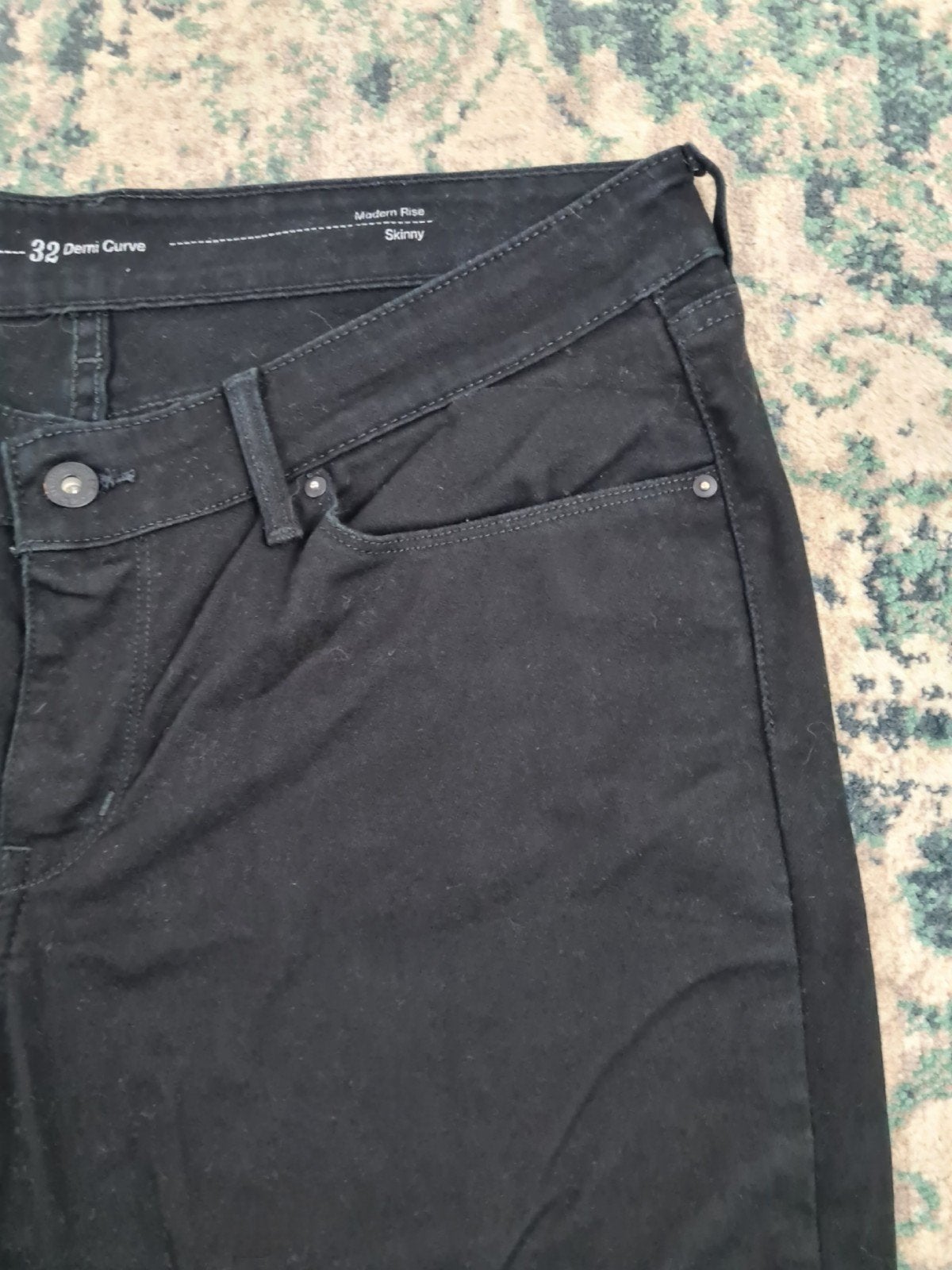 Levi's mordern rise skinny W32 L32 Dames Tulsi3232 Mid-rise, Zwart, Ophalen of Verzenden, Zo goed als nieuw, W30 - W32 (confectie 38/40)