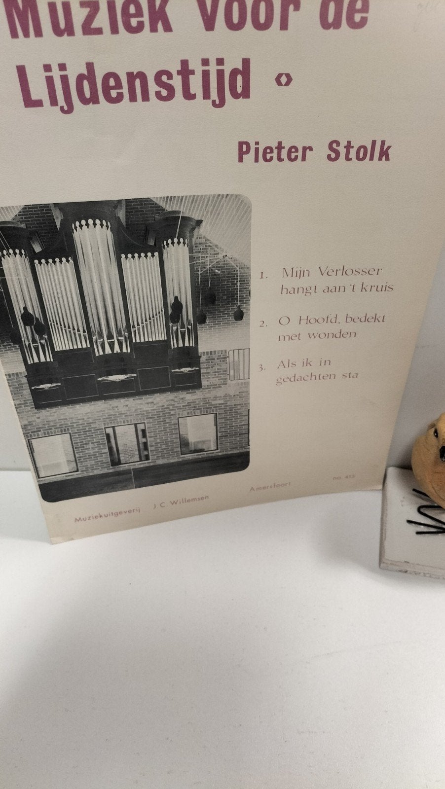 Stolk, Pieter; Muziek voor de Lijdenstijd (notenschrift), Orgel, Gebruikt, Ophalen of Verzenden, Religie en Gospel
