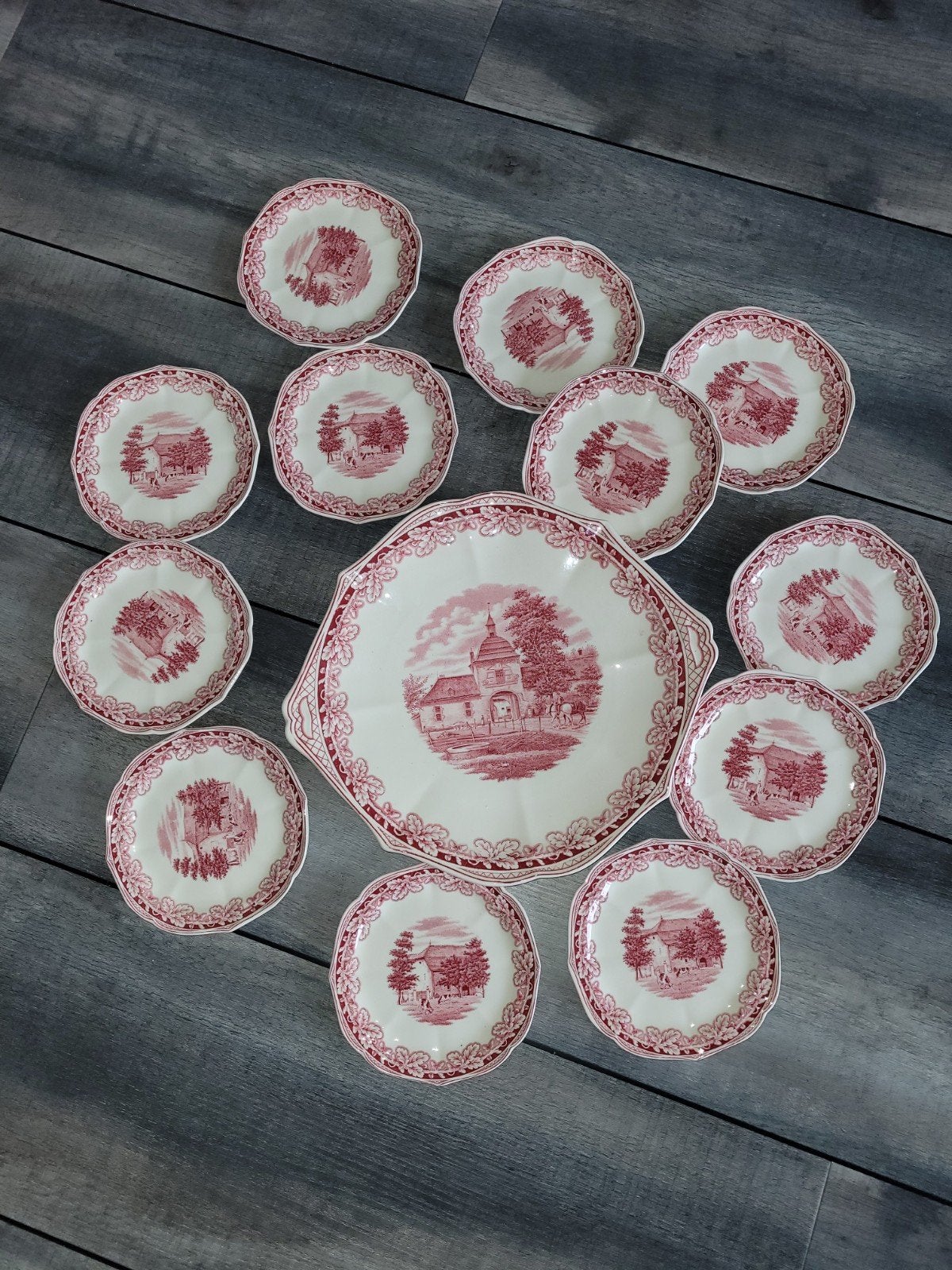 Société Céramique Boerenhoeve servies - 13 delig, Ophalen